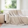 vidaXL Kastteppe Beige 270 x 240 cm Fleece