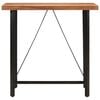 vidaXL Barbord 110x55x107 cm heltre akasie og jern