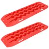 vidaXL Traction Board 2 stk. R&oslash;d 106 x 30,5 x 7 cm Forsterket nylon