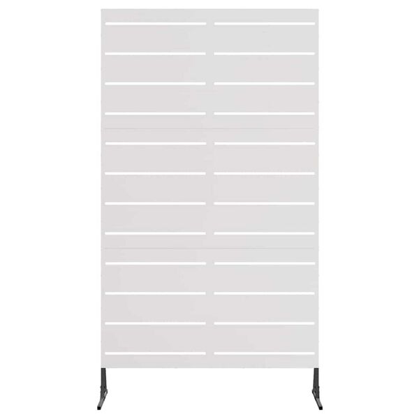 vidaXL Personvernsvegg Gr&aring; 100 x 50 x 180 cm St&aring;l