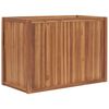 vidaXL H&oslash;ybed 100x50x70 cm heltre teak