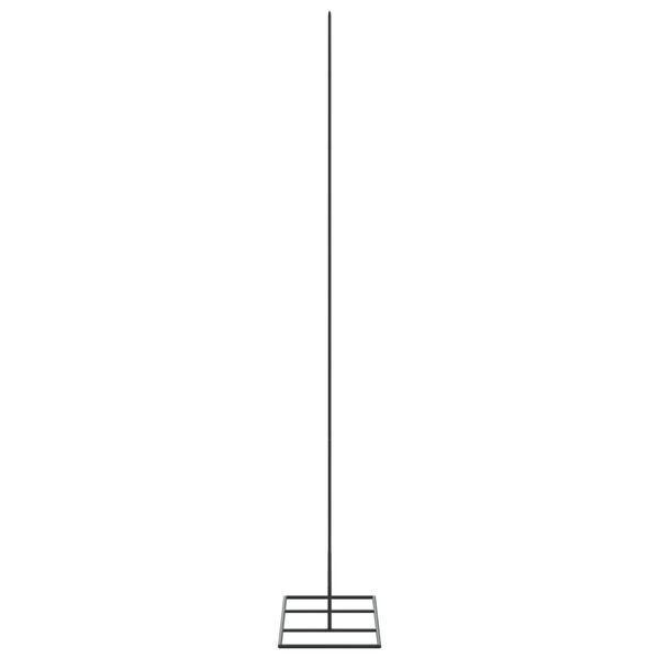 vidaXL Juletre til dekorasjon metall svart 150 cm