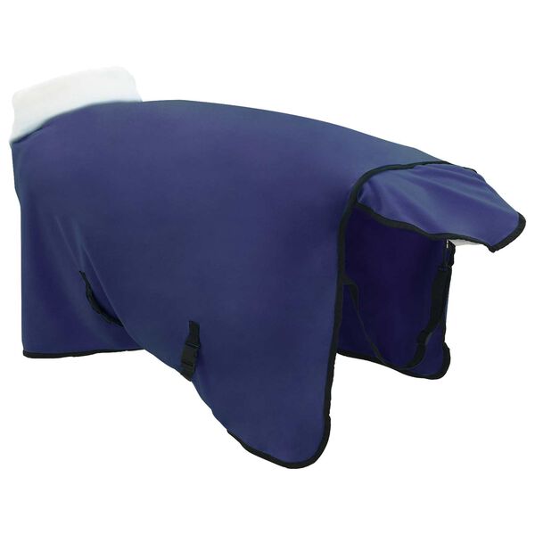 vidaXL Hestepledd Marinebl&aring; 115 cm Polar fleece
