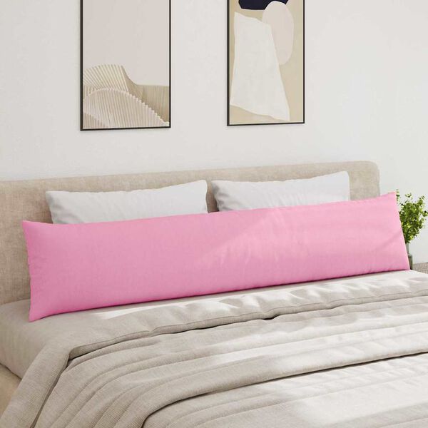 vidaXL Sofaputer 2 pcs Rosa 200 x 40 cm stoff