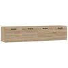 vidaXL Veggskap 2 stk sonoma eik 60x36,5x35 cm konstruert tre
