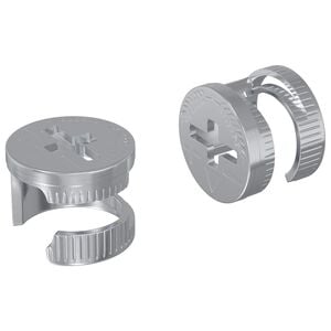 vidaXL Kamel&aring;semuttere 2 stk. s&oslash;lv 12 x 10 mm Metall
