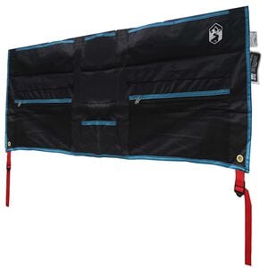 vidaXL Oppbevaringspose med lagring Svart og Bl&aring; 98 x 47 cm oxford