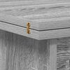 vidaXL Kaffebord Grå Sonoma 55 x 54,5 x 45 cm Konstruert tre