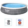 Bestway Oppbl&aring;sbart basseng Fast Set med pumpe 396x84 cm
