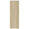 vidaXL Plantestativer 2 stk sonoma eik 33x33x100 cm konstruert tre