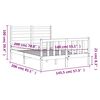 vidaXL Sengeramme uten madrass 140x200 cm heltre furu