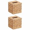 vidaXL Servietteskeforheng 2 pcs Vannhyasint 14,5 x 14,5 x 15 cm