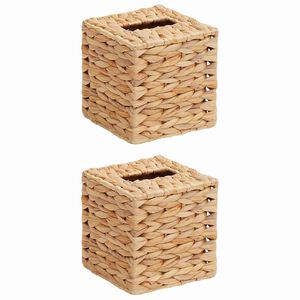 vidaXL Servietteskeforheng 2 pcs Vannhyasint 14,5 x 14,5 x 15 cm