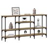 vidaXL Konsollbord artisan eik 160 x 29 x 80 cm Konstruert tre
