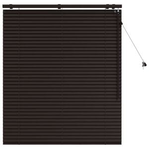 vidaXL Venetiansk persienne M&oslash;rk brun 115 x 130 cm 35 mm