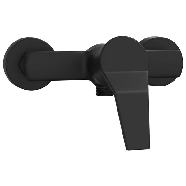 vidaXL Dusjblandebatteri Svart G 1 / 2 tommer Messing