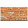 vidaXL Veggpaneler 10 pcs Murstein 100 x 50 cm EPS Skum