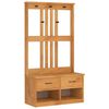 vidaXL Halltre SANDNES 87x40x159,5 cm heltre furu