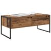vidaXL Kaffebord med skuff Gamle tre 100 x 46 x 40 cm Konstruert tre