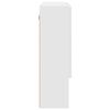 vidaXL Speilskap Veggmontert Hvit 80 x 17 x 55 cm Konstruert tre