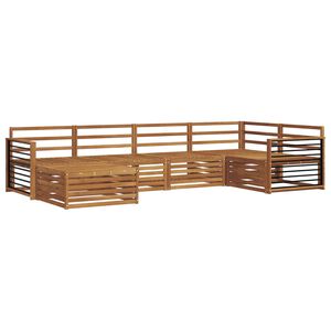 vidaXL Utend&oslash;rs sofa-sett 6 pcs Naturlig