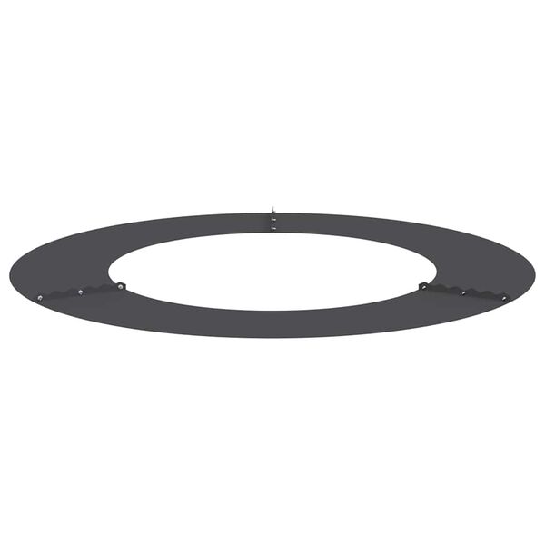 vidaXL passende for Flat Tre Ring Svart &Oslash;50 / 80 cm St&aring;l