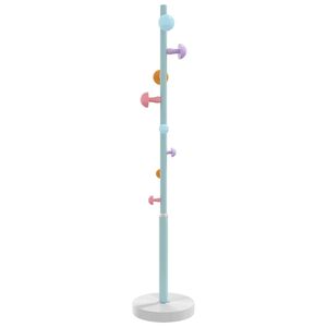 vidaXL Stumtjener bl&aring; 172 cm pulverlakkert jern