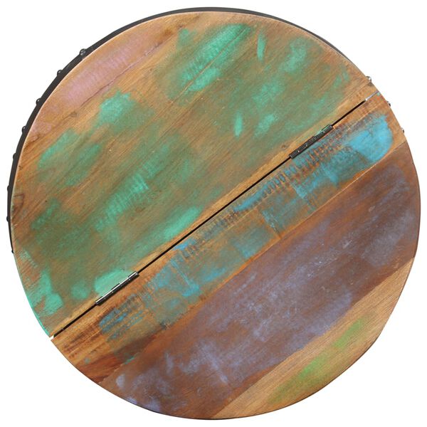 vidaXL Salongbord 53x43 cm gjenvunnet heltre