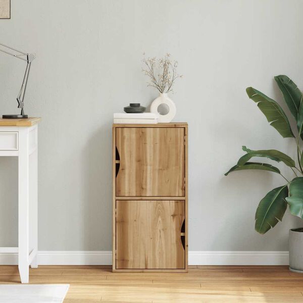 vidaXL Sideskap ODDA 40x24x79 cm heltre furu