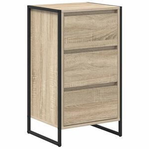 vidaXL Serviesskap med skuff Sonoma 42 x 36 x 75.5 cm Konstruert tre