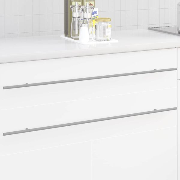 vidaXL Kabinett h&aring;ndtak 12 pcs s&oslash;lv 900 mm Rustfritt St&aring;l