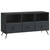 vidaXL TV-skap med skuff Svart 102 x 34,5 x 50 cm Konstruert tre
