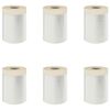 vidaXL St&oslash;vduk med klebrig tape 6 pcs Gjennomsiktig 55 x 3300 cm HDPE