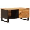 vidaXL Kaffebord Brun 80 x 50 x 40 cm Massiv mango tre
