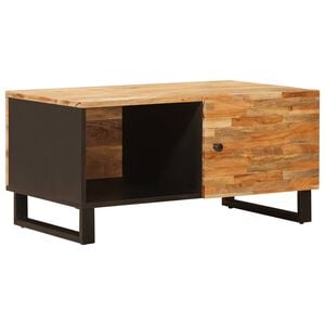 vidaXL Kaffebord Brun 80 x 50 x 40 cm Massiv mango tre