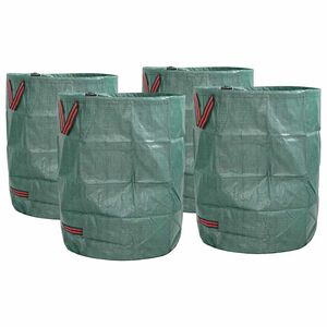 vidaXL Hage s&oslash;ppelposer 4 pcs gr&oslash;nn 66 x 66 x 83,5 cm Polypropen