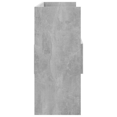vidaXL Skjenk betonggrå 105x30x70 cm sponplate
