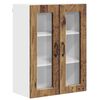 vidaXL Vegghylle PORTO Gammelt tre 60 x 31 x 80 cm Konstruert tre