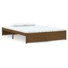 vidaXL Sengeramme honningbrun heltre 140x190 cm