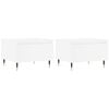 vidaXL Salongbord 2 stk hvit 50x46x35 cm konstruert tre