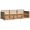 vidaXL Utend&oslash;rs sofa-sett 3 pcs Naturlig Solid akasietre