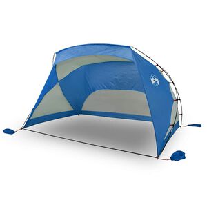 vidaXL Strandtelt asurbl&aring; 274x178x170/148 cm 185T polyester