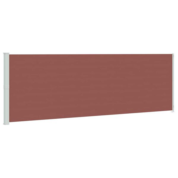 vidaXL Uttrekkbar sidemarkise 200x600 cm brun