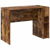 vidaXL Skrivebord R&oslash;kt eik Konstruert tre 109 x 50 x 78 cm