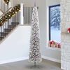 vidaXL Kunstig juletre med 300 LED gr&oslash;nn 270 cm PVC og st&aring;l og plast