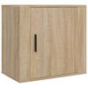vidaXL Veggmonterte nattbord 2 stk sonoma oak 50x30x47 cm