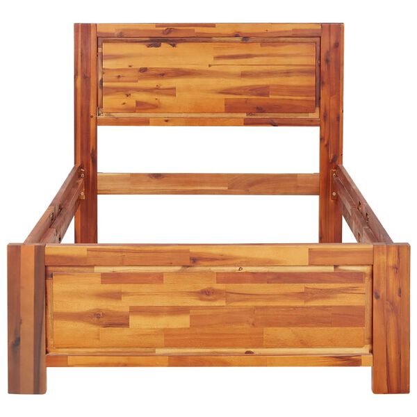 vidaXL Sengeramme heltre akasie 90x200 cm