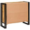 vidaXL Serviesskap Brun 80 x 33 x 70 cm heltre mango