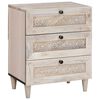 vidaXL Nattbordskap Hvit 50 x 33 x 62 cm Konstruert tre