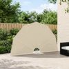 vidaXL Sammenleggbar sidemarkise for terrasse krem 160 cm